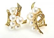 Vintage Cultured Pearl Earrings