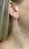 Vintage Diamond Bow Earrings