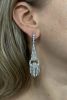 Vintage 5.22ct Diamond Chandelier Platinum Drop Earrings