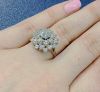 Vintage Diamond Cluster Ring
