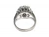 Vintage 1.03ct Diamond Cluster Ring in 14kt White Gold
