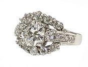 Vintage Diamond Cluster Ring