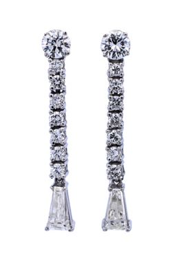 Vintage Diamond Drop 14 - 18kt Earrings