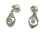 Vintage Diamond Drop Earrings