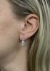 Vintage Diamond Drop Earrings in 18kt White Gold