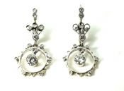 Vintage Diamond Drop Earrings