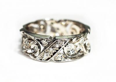 Vintage Diamond Eternity Band