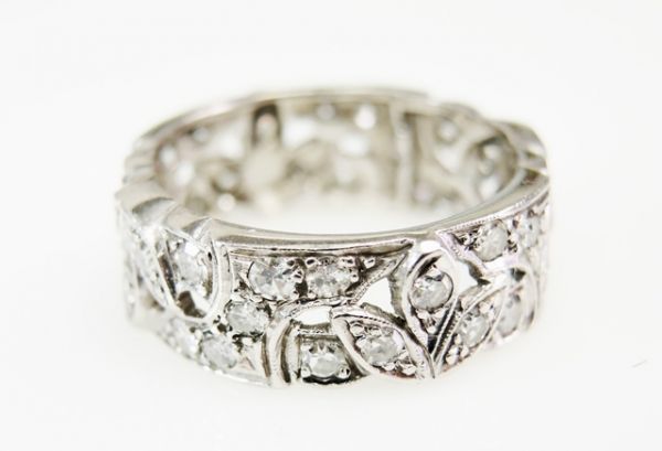 Vintage Diamond Eternity Band