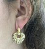 Vintage Diamond Heart Earrings