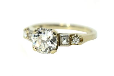 Vintage Diamond Engagement Ring