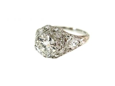 Vintage Diamond Engagement Ring