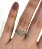 Vintage .93ct Diamond 18kt Ring