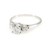 Vintage .65ct Diamond Platinum Ring