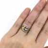 Vintage Diamond Wedding Rings Set