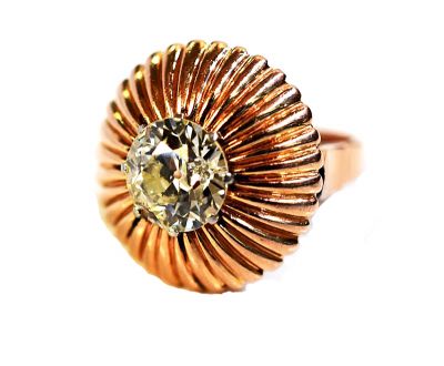 Vintage Diamond Solitaire Ring