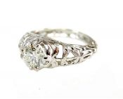 Vintage Diamond Solitaire Ring