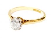 Vintage Diamond Solitaire Ring
