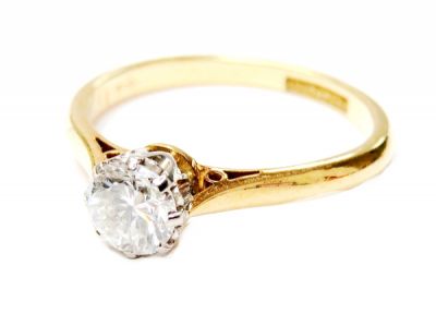 Vintage Diamond Solitaire Ring