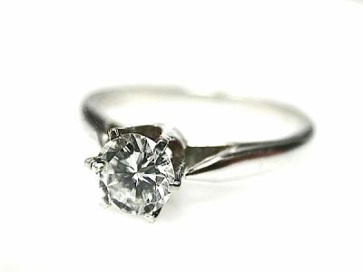 Vintage Diamond Solitaire Ring