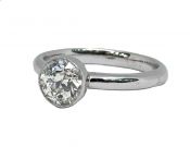 Vintage Diamond Solitaire Ring