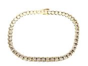 Vintage 3.06ct Diamond Tennis 10kt Bracelet