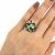 Vintage Diamond and Emerald Cluster Ring