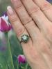 Vintage Diamond and Emerald Ring