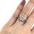 Vintage Diamond and Pink Sapphire Ring
