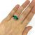 Vintage Emerald and Blue Sapphire Ring