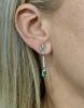 Vintage Emerald and Diamond Drop Earrings