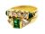 Vintage .50ct Emerald and Diamond 18kt Ring
