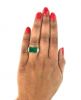 Vintage Emerald and Diamond Ring
