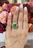 Vintage Emerald and Diamond Ring