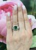 Vintage Emerald and Diamond Ring