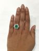 Vintage Emerald and Diamond Ring