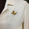 Vintage Ruby and Diamond Poodle Brooch