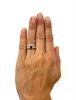 Vintage Inspired Sapphire and Diamond Engagement Ring