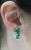 Vintage Jade and Diamond Earrings