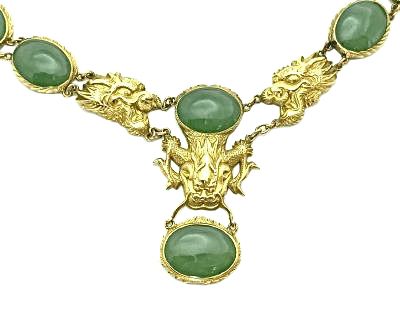 Vintage Jadeite Jade Necklace