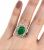 Vintage Jadeite and Diamond Ring