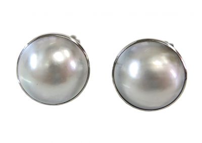 Vintage Mabe Pearl Earrings