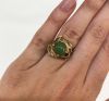 Vintage Nephrite Jade Solitaire Ring