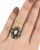 Vintage Onyx Cameo and Diamond Ring