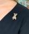 Vintage Opal Diamond Ruby Puppy Dog Brooch