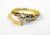 Vintage Pear Diamond Wedding Ring Set 
