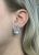 Vintage Pearl and Diamond Cluster Earrings