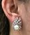 Vintage Pearl and Diamond Cluster Earrings