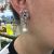 Vintage South Sea Pearl and Diamond Detachable Drop Earrings