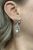 Vintage Pearl and Diamond Drop Earrings