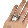 Vintage Pearl and Diamond Ring